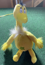 Dr Seuss Sneetch Sneetches Stella Giallo Verde 17” Peluche Giocattolo Kohls Cares Zax
