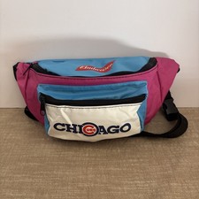Chicago Cubs Budweiser Pink Blue Fanny Pack Bag