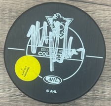 Wilkes-Barre Scranton Penguins 2023 St Pat's Auto Puck AHL Mitch Reinke