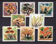 Ruanda MiNr. 1051-1058 postfrisch Pilze (P0116