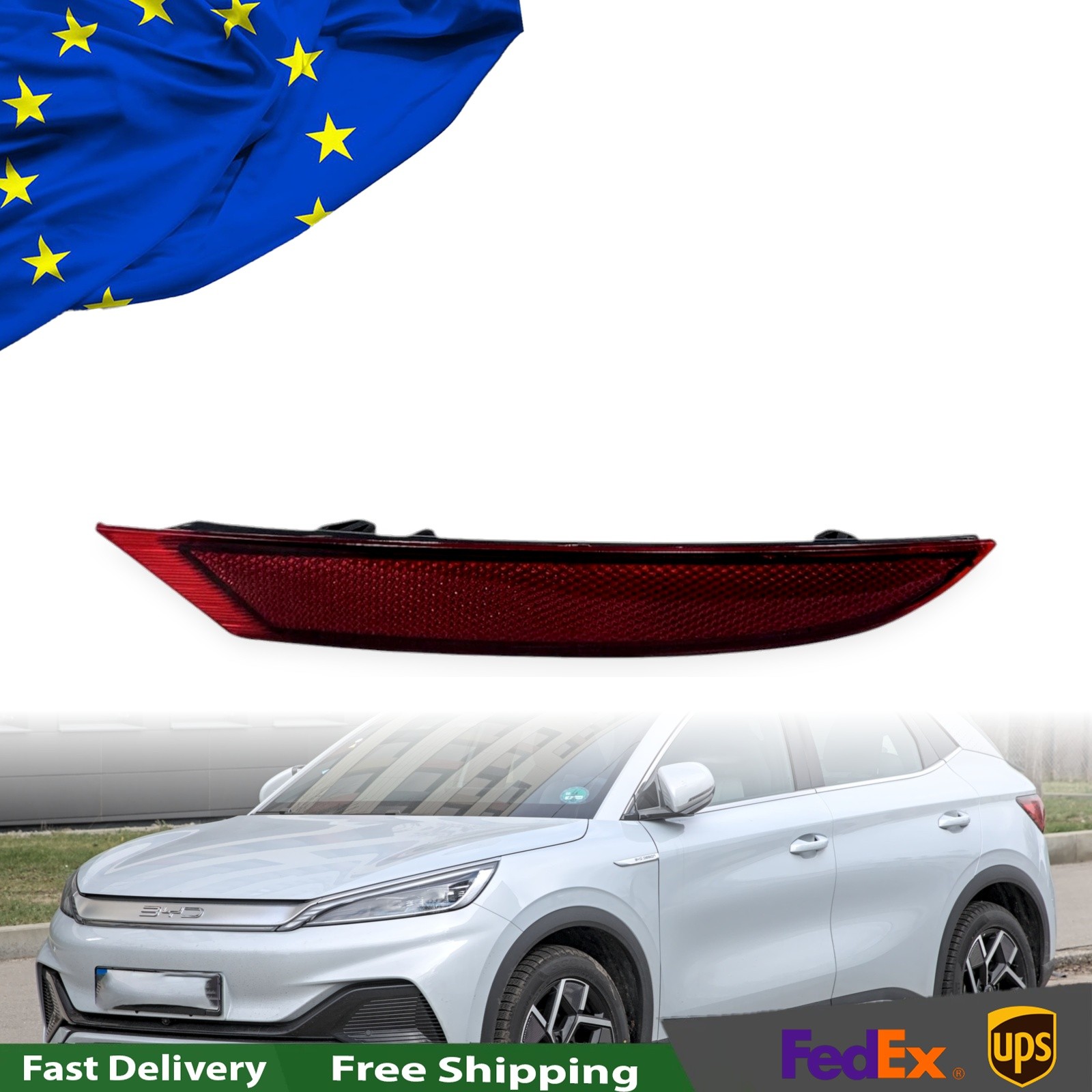 Rear Bumper Reflector For Byd Atto 3 2023-2025 Left