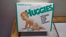 1978 Vintage Kleenex Huggies Diapers Newborn ...