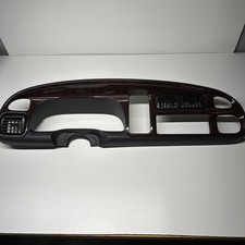 Nice 98-02 Dodge Ram 1500 2500 Dash Instrument Radio Wood Grain Bezel Trim Vent