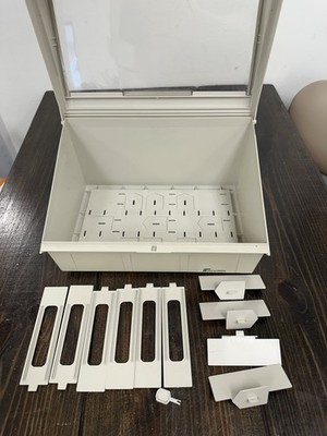 Vintage Fellowes Computer Media Disk Storage Tray #90335 Double Side