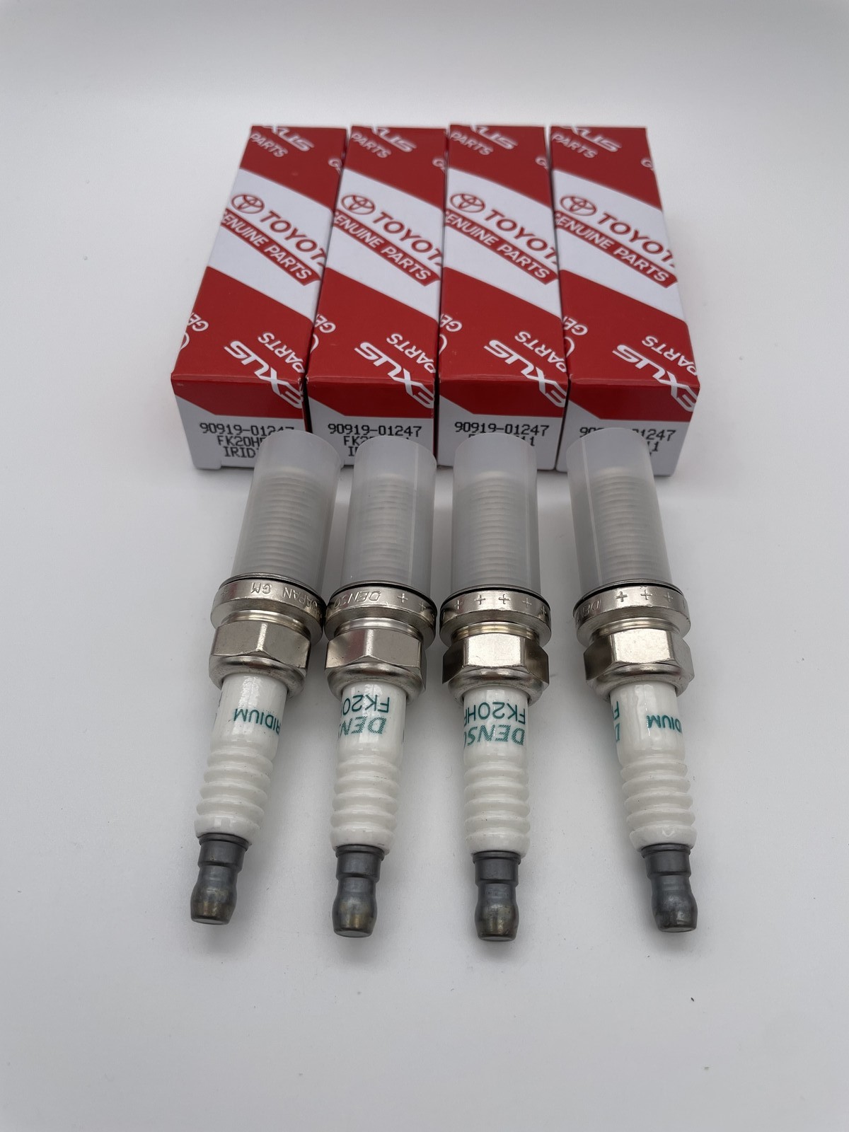 4Pcs NEW Iridium Spark Plugs For Volvo Subaru Land Rover Hyundai Saab