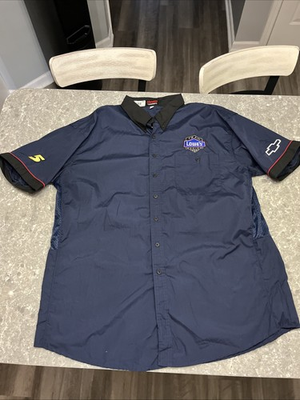 #ad Hendrick Motorsports Chevy 2XL Team Issued Shop Crew Shirt NASCAR Lowe’s $60.00