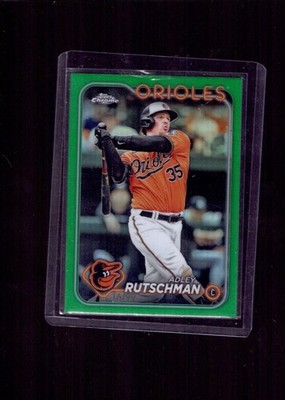 2024 Topps Chrome #80 Adley Rutschman Green Refractors #/99