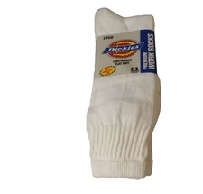 Dickies Lightweight Flat Knit Premium Work Socks - 3 Pr. Package - New Old Stock