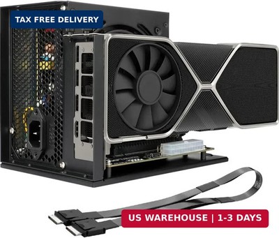 Pcie 4.0 X4 64Gbps Compatible Egpu DOCK, with Oculink SFF-8612 8311 to Pcie X16