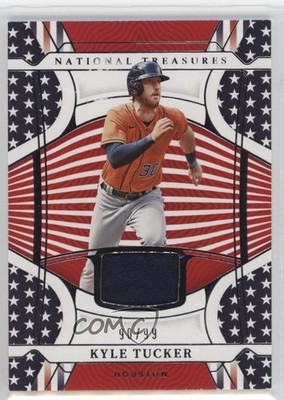 2022 Panini National Treasures Red White & Blue Materials /99 Kyle Tucker 1g37