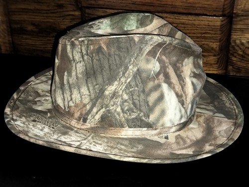 Advantage Timber Camo Fedora Hat Camouflage Deer Hunting Men's Size Large USA - Picture 3 of 8