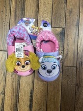 PAW Patrol Girls Pink Purple Slippers Skye Everest Cartoon Size 11/12