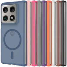 For Motorola Razr Fold 2026 Case Magnetic Matte TPU Frame Acrylic Back Cover