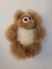 Genuine Alpaca Fur Teddy Bear Plush