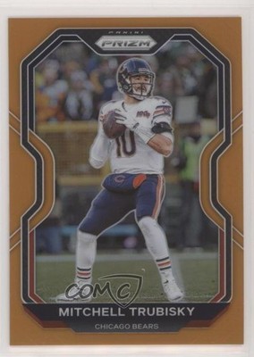 2020 Panini Prizm Orange Prizm 49/249 Mitchell Trubisky #187 0k9f