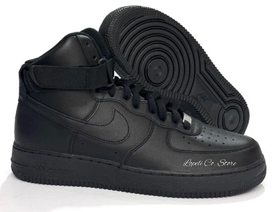 Preços baixos em Nike Air Force 1 High '07 Triple Black | eBay
