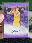 2024-25 Panini Origins - Rookie Autographs Dalton Knecht Purple /18 Lakers