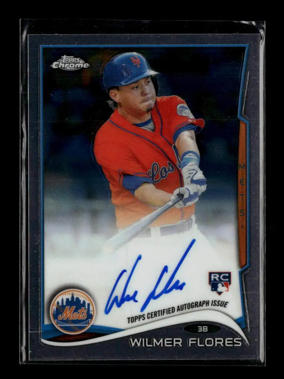 Wilmer Flores 2014 Topps Chrome Image Variation Rookie Autographs #67 Auto