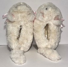 SKIMS FAUX FUR KITTEN PLUSH SLIPPER  MARBLE  SIZE 38 / 7.5-8 NIP
