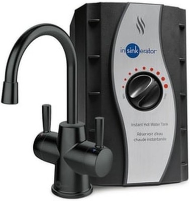 InSinkErator HC250MBLK-SS HOT250 System 2 Handle Faucet