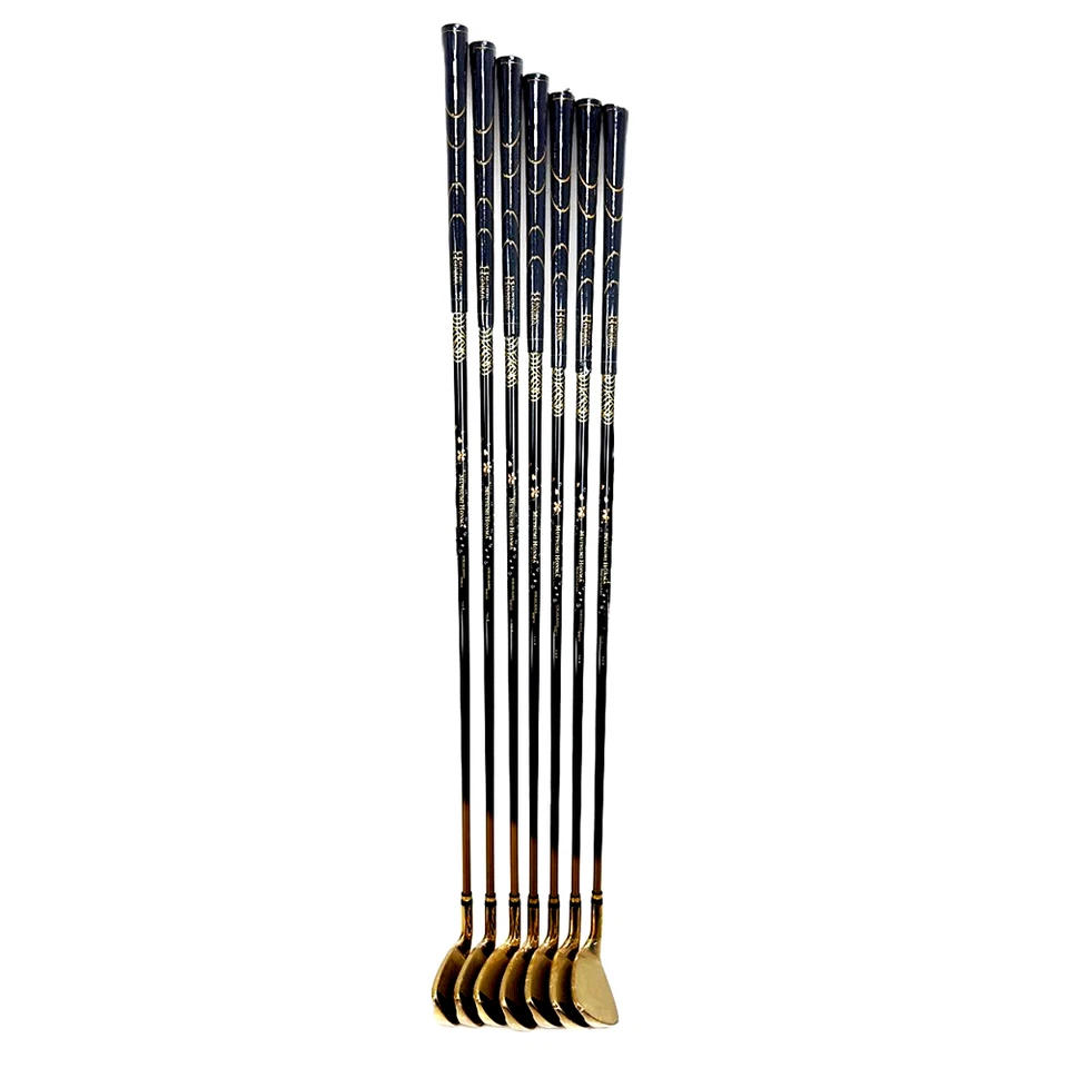 MUTSUMI HONMA MH-608 Iron Set 7pcs 6-9 PW AW SW R Flex Gold RH Golf Japan NEW - Image 4 of 4