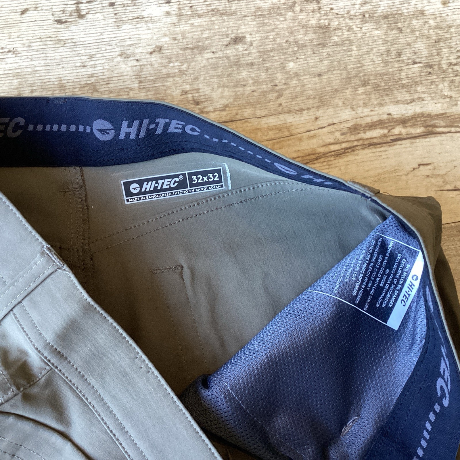 HI-TEC Performance Tech Pants Green Outdoors Golf… - image 3