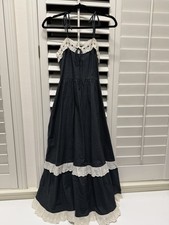 Christy Dawn The Emma Dress In Noir Dot Size XS