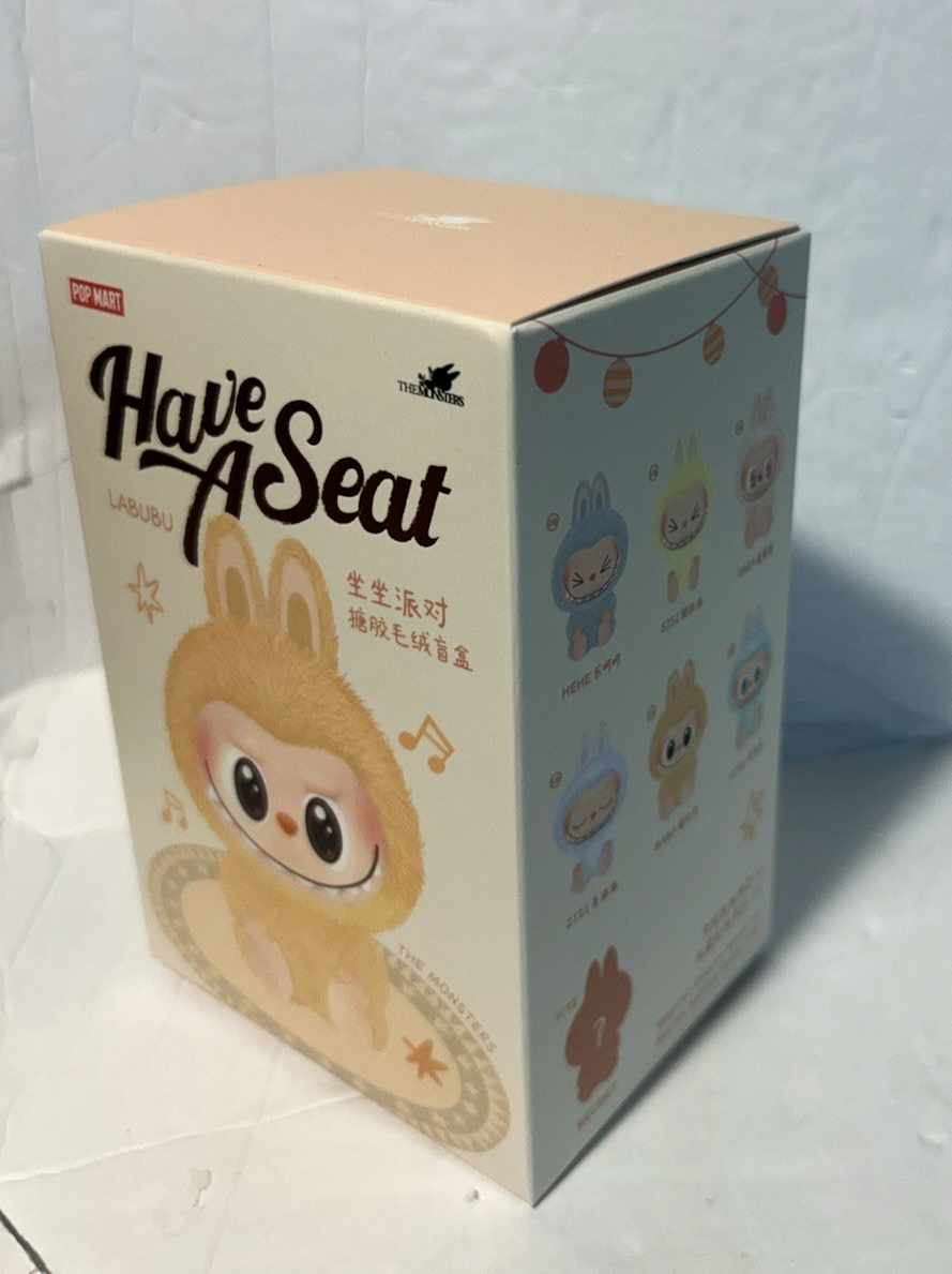 Authentic POP MART LABUBU-Have a Seat: Blind Box Vinyl Plush