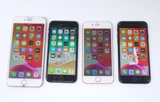 Lot of 4 Working Cracked Apple iPhone 7 / 6s Plus / 6s 16GB-128GB Smartphones