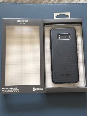 Kate Jack Spade New York Graph Cover Hard-Case Hülle Bag für Samsung Galaxy S8