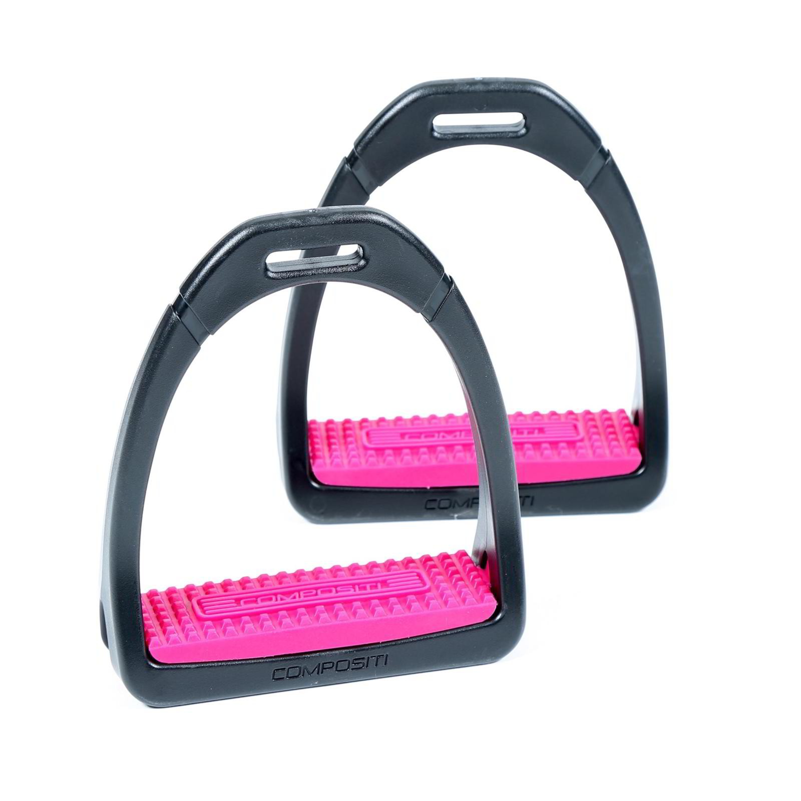 Compositi Premium Profile Childs Stirrups - Raspberry