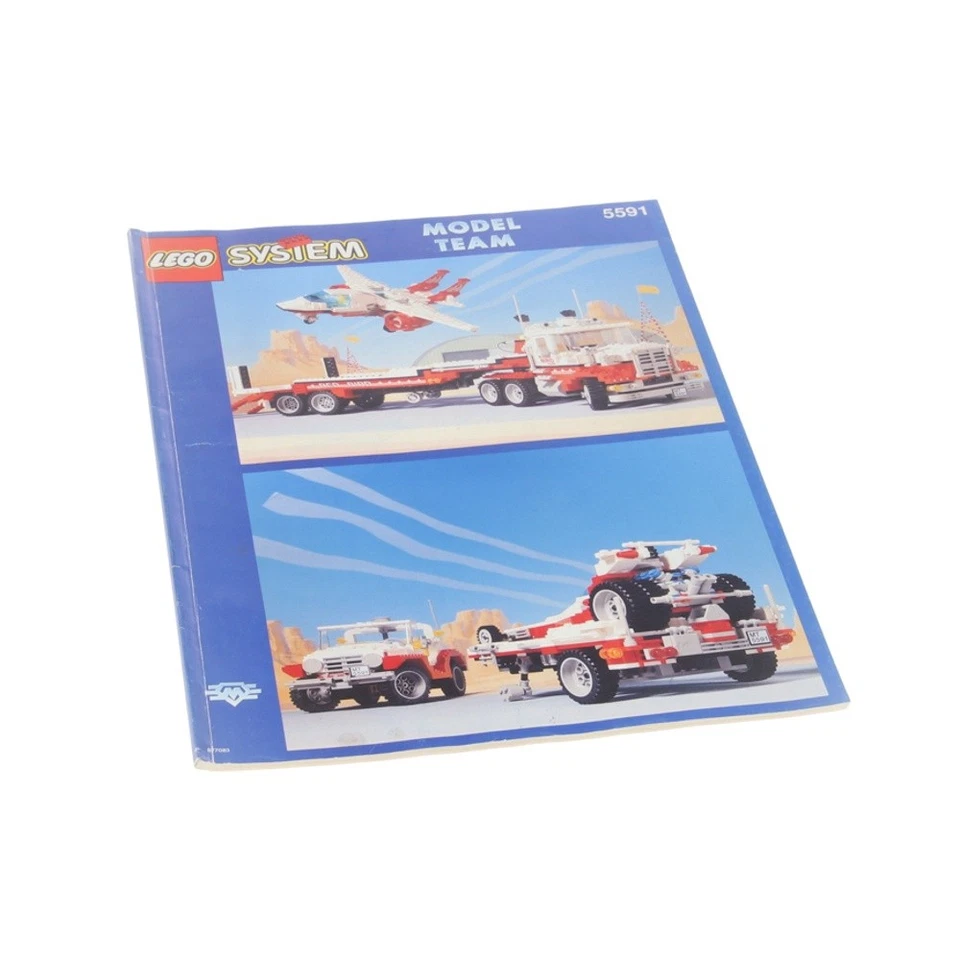 1x Lego Bauanleitung Buch Heft Model Team Mach II Red Bird Rig Flugzeug 5591 - Bild 1 von 1