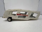 Mini Tonka Motor Mover Trailer Vintage White Metal Toy