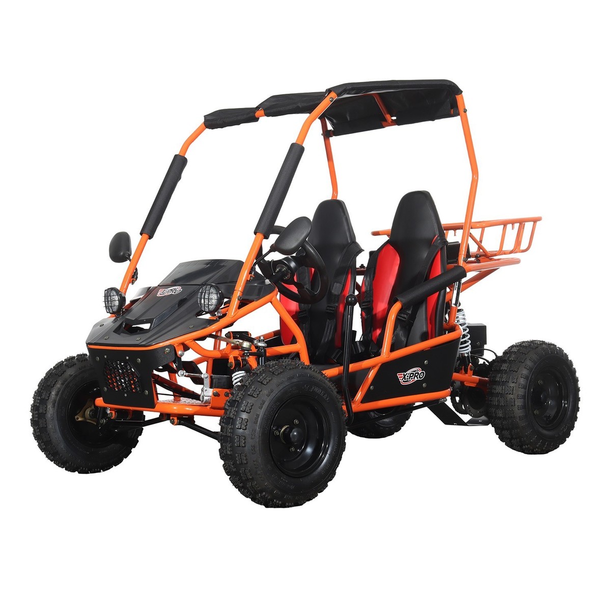 X-PRO Rover 110cc Go Kart with Auto Transmission & Reverse, LED