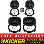 KICKER DSC69304 6X9"+6.5" DSC6504 OEM SPEAKER KIT FOR TOYOTA TACOMA 2019-2023