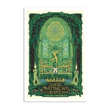 Dave Matthews Band Dublin Ireland 2024 Poster Reprint Vintage Concert Wall Art