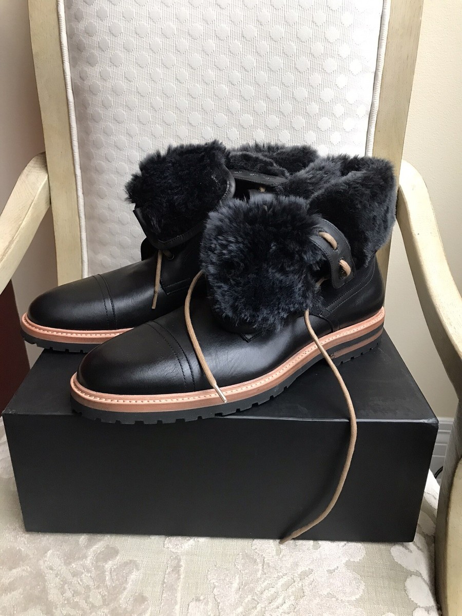Gordon Rush Shearling Stacked Heel Boot Size 11 NEW with Box  display picture 2
