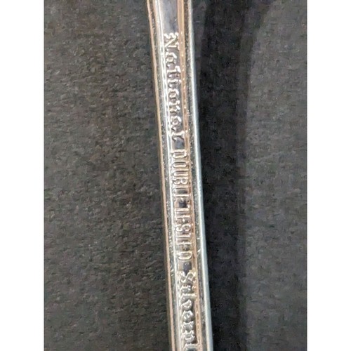National Silver Co Princess Royal Iced tea spoons silver-plate 1930 7 inch set - Picture 9 of 10