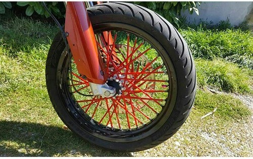 72PCS Motorcycle Bikes Spoke Skins Cover Wraps 19~21" Wheel Rim Guard Protector - Picture 12 of 12