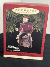 NIB 1996 Commander William T Riker Star Trek TNG Hallmark Keepsake Ornament
