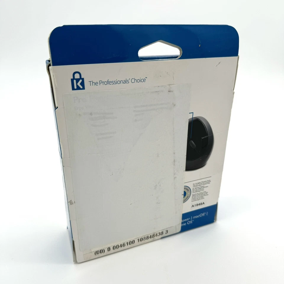 Kensington Pro Fit Ergo 2.4 & Bluetooth Wireless Mouse-Gray K75405 w/ USB Dongle - Image 3 of 4