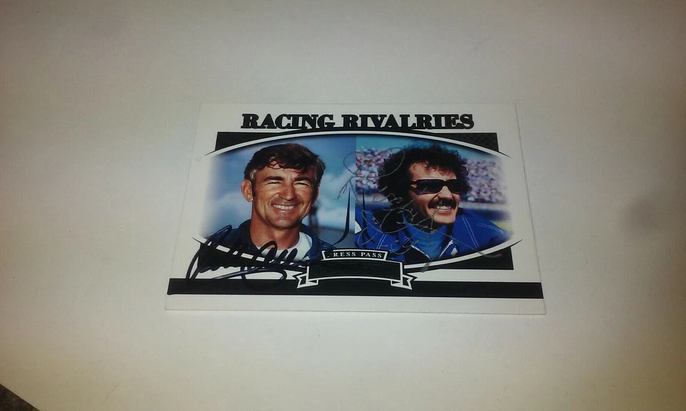 Richard Petty & Bobby Allison Autograph Press Pass Legends Racing Rivals 2007 - Image 2 of 4