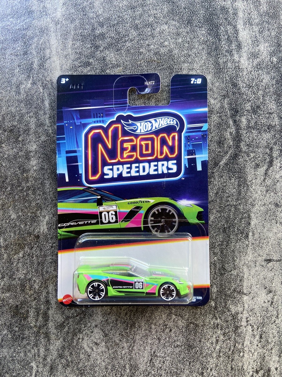 2024 ベジット SER 2024 HOT WHEELS NEON SPEEDERS CORVETTE C7 Z06 GREEN, NEW/SEALED