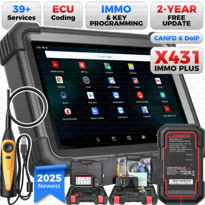 LAUNCH X431 IMMO PLUS PAD VII Key Programming Car Diagnostic Tool ECU Clone