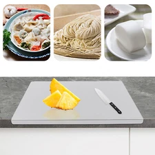 Cutting Board Kitchen Stainless Steel Chopping Board w/ Front Overhang 50*40*1.5