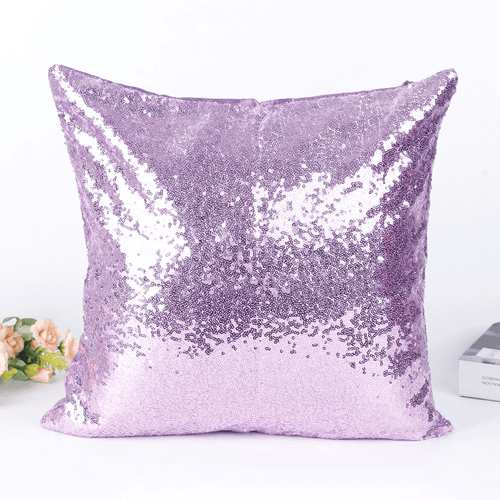 15.7" Glitter Sequin Pillow Cover Waist Throw Sofa Case Home Cushion Decoration - Picture 9 of 37