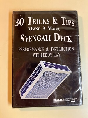 30 Tricks & Tips Using a Magic Svengali Deck DVD, Eddy Ray, Magic Makers