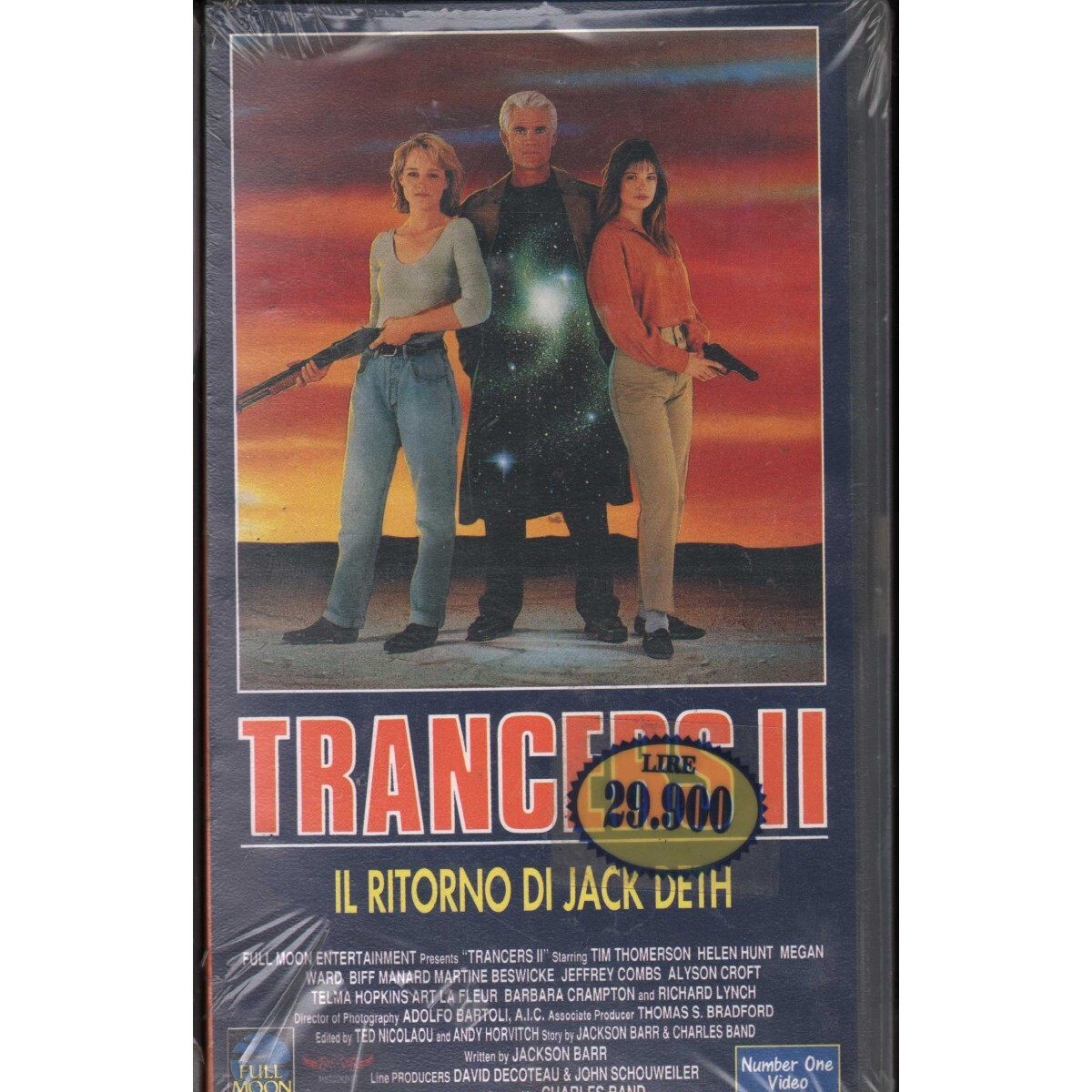 Trancers II: The Return of Jack Deth VHS Charles Band Univideo - CN53322 Seal