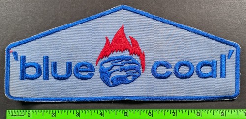 Vintage Blue Coal Gas Oil Patch