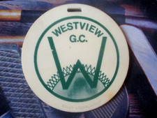 vtg - PGA Golf Bag Tag - WESTVIEW GOLF CLUB gc - Gormley Ontario